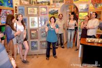 В ролі конферансьє Оксана Бринська